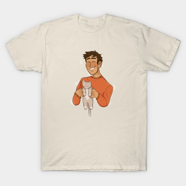 daichi and his cat! T-Shirt by kaya :}